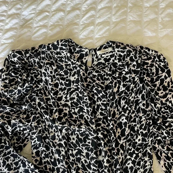 Isabel Marant Selwyn ruched printed dress - Picture 7 of 16